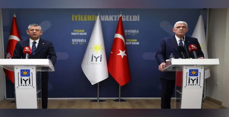 CHP, İYİ Parti’yi ziyaret etti: Özel ve Dervişoğlu’ndan seçim açıklaması