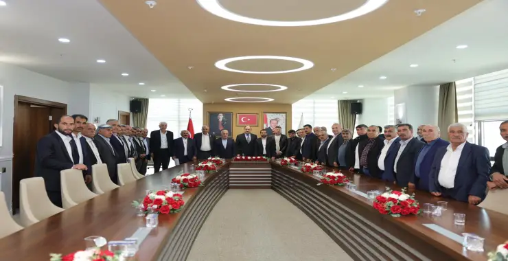 Başkan Gülpınar Suruç Muhtarlarıyla Bir Araya Geldi