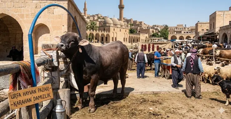 Şanlıurfa’da Kurbanlık Pazarları Hareketlendi: Fiyatlar Netleşiyor