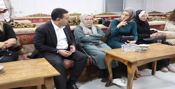 BAŞKAN ÖZYAVUZ TOKİ KONUTLARI SAKİNLERİYLE BULUŞTU