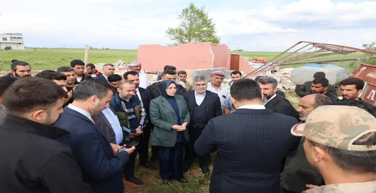 Milletvekili Yazmacı Viranşehir’de Fırtına Hasarını İnceledi