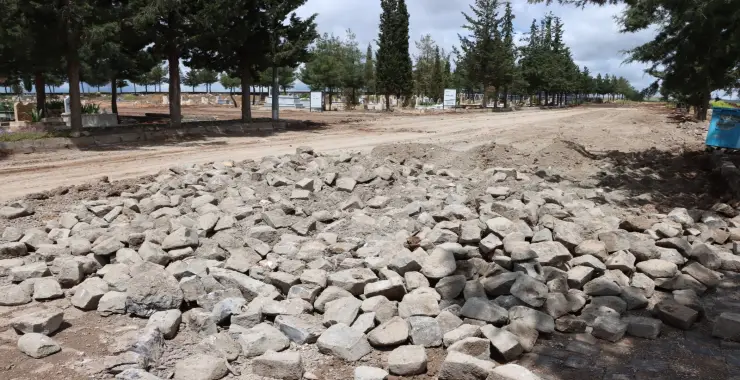 KURBAN BAYRAMINA HAZIRLIK, YENİ MEZARLIKTA ASFALT ÇALIŞMASI YAPILACAK
