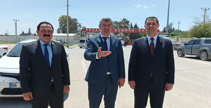 Saadet Partisi heyetinden Akçakale Sınır Kapısı’na ziyaret