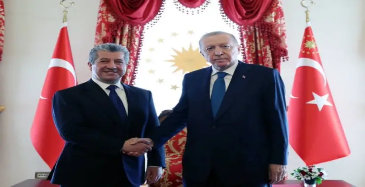 Cumhurbaşkanı Erdoğan, Mesrur Barzani Görüşmesi 