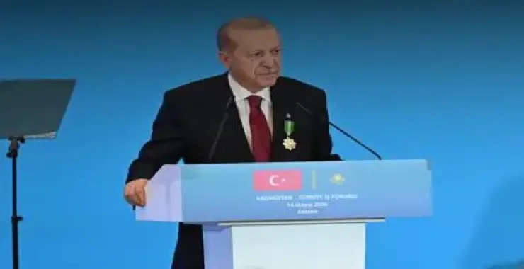 Erdoğan Kazakistan’da. “Orta Koridor’un ihyası için çalışıyoruz”