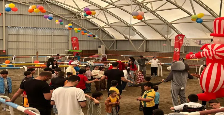 ŞANLIURFA HİPODROMU’NDA ÖZEL ÇOCUKLAR İÇİN ANLAMLI ETKİNLİK