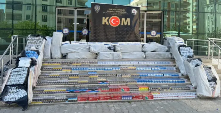 Mardin-Şanlıurfa Otoyolu’nda Kaçak Sigara Operasyonu: 40 Bin Paket Ele Geçirildi